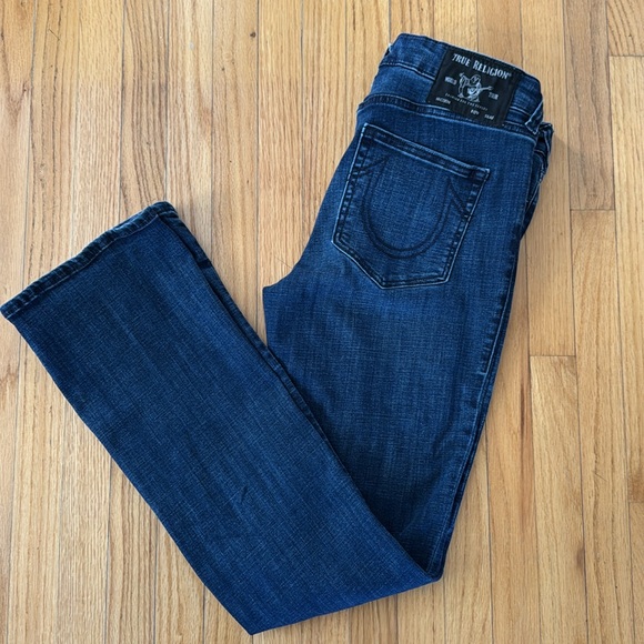 True Religion Becca Boot Cut jeans Sz 31 / 12 color: Easy Rider - Picture 5 of 11